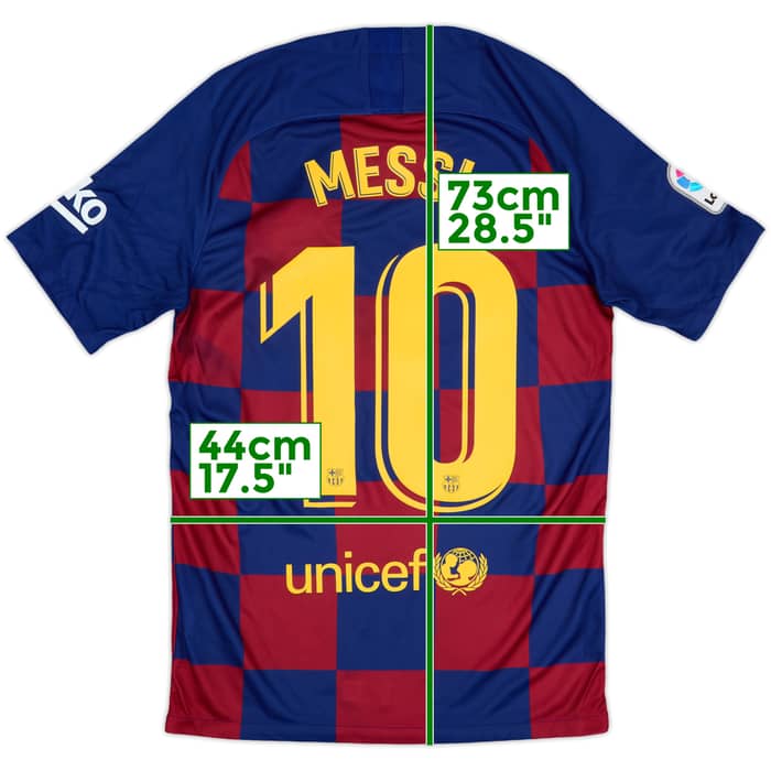 2019-20 Barcelona Home Shirt Messi #10 - 7/10 - (S)
