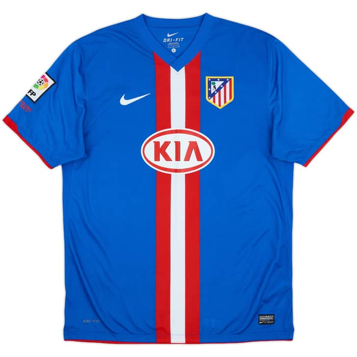 2010-11 Atletico Madrid Away Shirt Kun Aguero #10 - 8/10 - (L)
