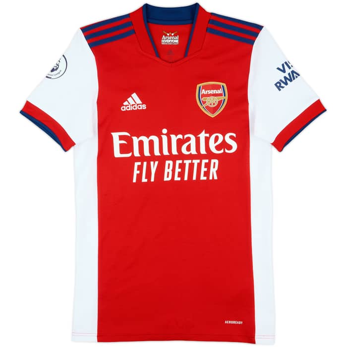 2021-22 Arsenal Home Shirt Smith-Rowe #32 - 8/10 - (XS)