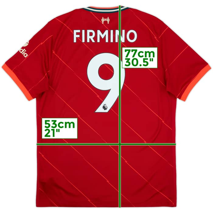2021-22 Liverpool Home Shirt Firmino #9 - 10/10 - (L)
