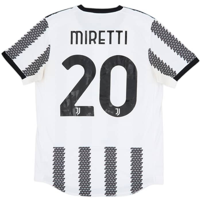 2022-23 Juventus Authentic Home Shirt Miretti #20 - 4/10 - (M)