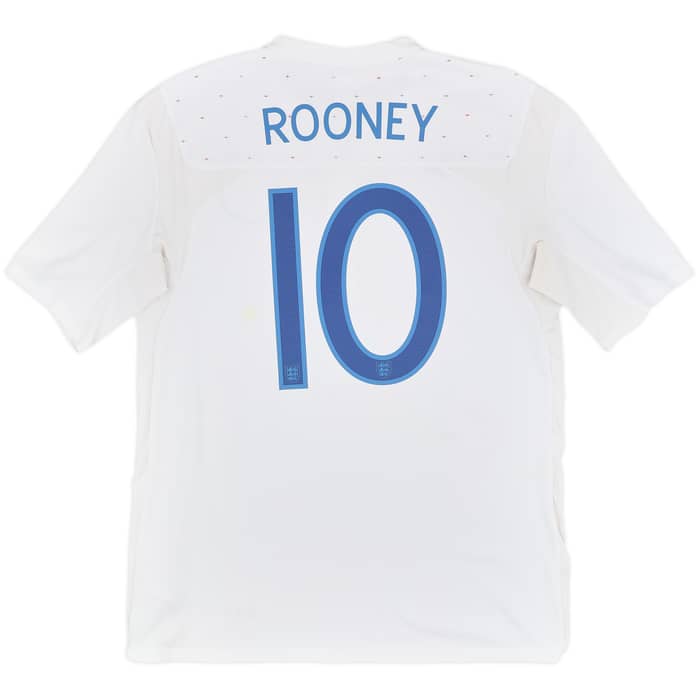 2010-11 England Home Shirt Rooney #10 - 8/10 - (L)