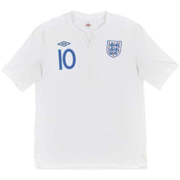2010-11 England Home Shirt Rooney #10 - 8/10 - (L)