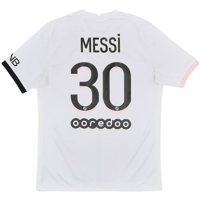 2021-22 Paris Saint-Germain Away Shirt Messi #30 - 7/10 - (M)