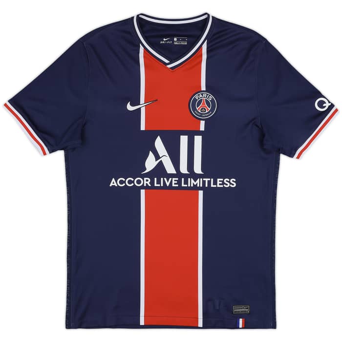 2020-21 Paris Saint-Germain Home Shirt - 8/10 - (M)