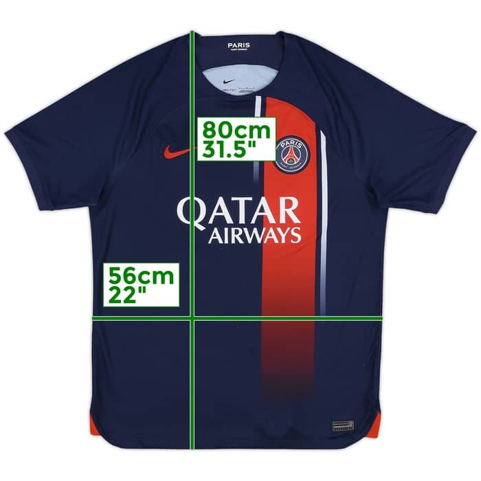 2023-24 Paris Saint-Germain Home Shirt - 8/10 - (L)