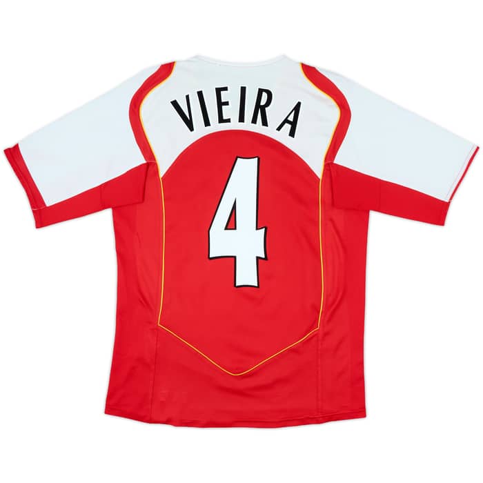 2004-05 Arsenal Home Shirt Vieira #4 - 7/10 - (S)