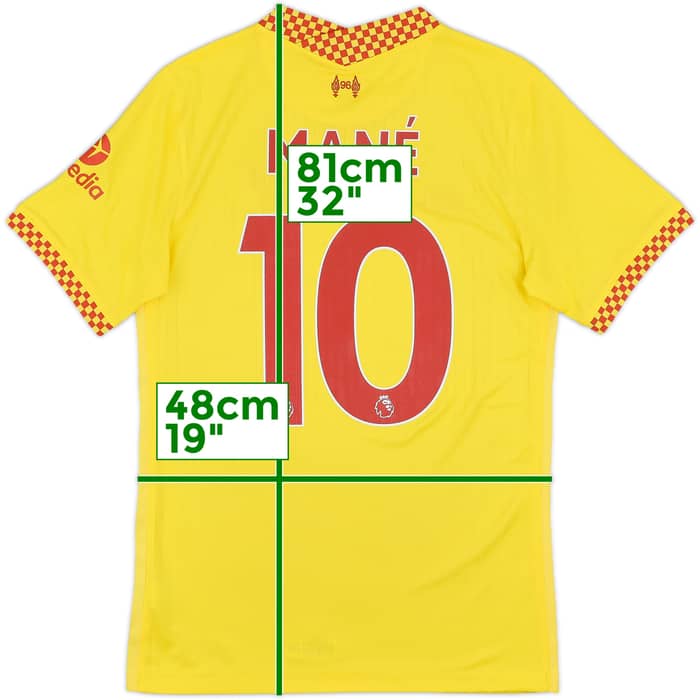2021-22 Liverpool Third Shirt Mane #10 - 10/10 - (S)
