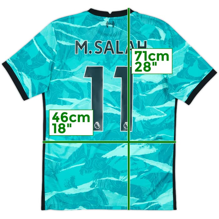 2020-21 Liverpool Away Shirt M.Salah #11 - 9/10 - (S)