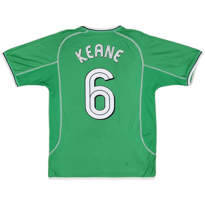 2001-03 Ireland 'World Cup 2002' Home Shirt Keane #6 - 8/10 - (M)