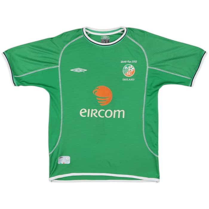 2001-03 Ireland 'World Cup 2002' Home Shirt Keane #6 - 8/10 - (M)