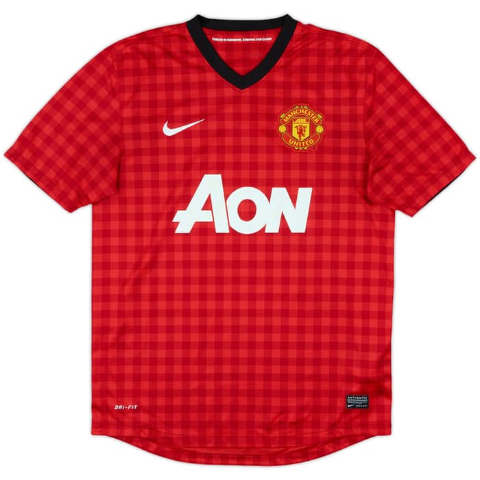2012-13 Manchester United Home Shirt Evra #3 - 6/10 - (M)