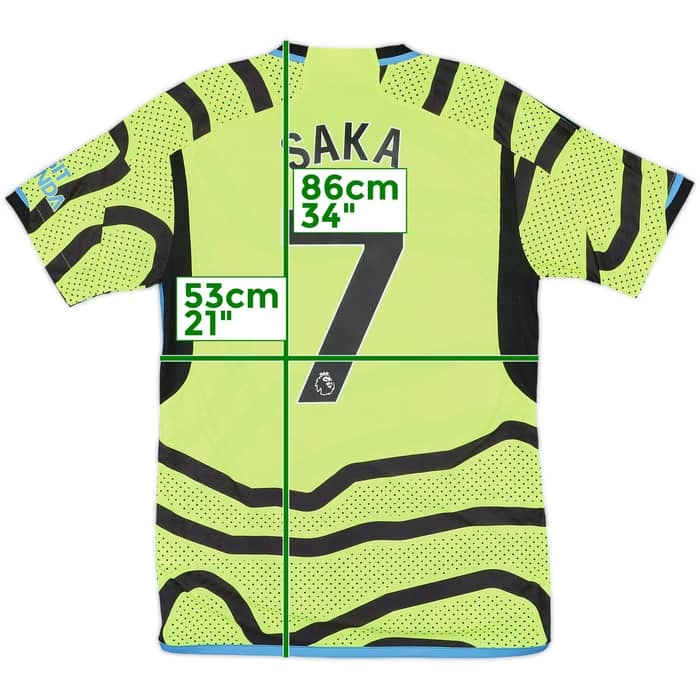 2023-24 Arsenal Authentic Away Shirt Saka #7 - 10/10 - (M)