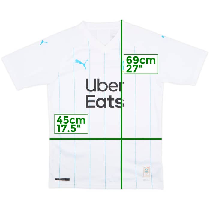 2019-20 Olympique Marseille Home Shirt - 9/10 - (S)