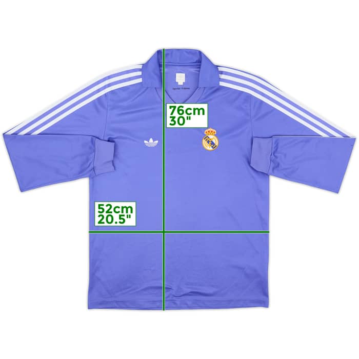 2004-05 Real Madrid adidas Heritage L/S Shirt - 7/10 - (M)