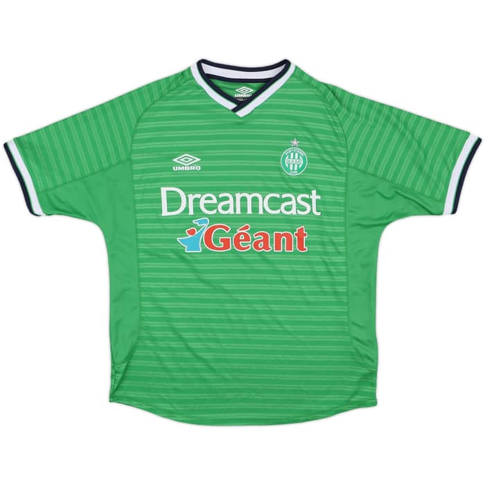 2000-01 Saint Etienne Home Shirt - 8/10 - (L)