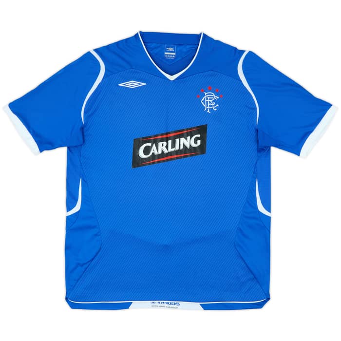 2008-09 Rangers Home Shirt - 7/10 - (XL)