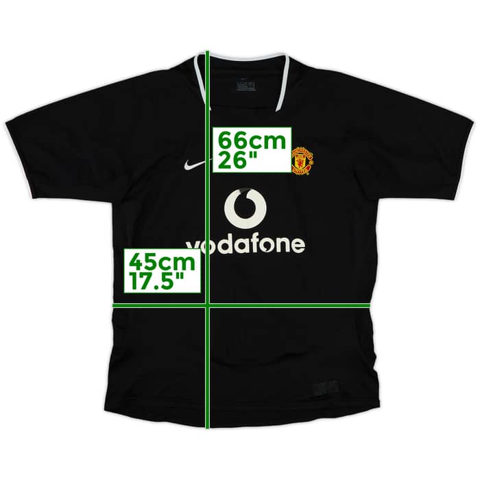 2003-05 Manchester United Away Shirt - 5/10 - (L.Boys)