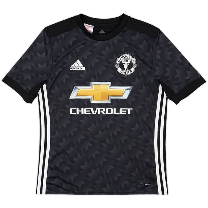 2017-18 Manchester United Away Shirt - 9/10 - (L.Boys)
