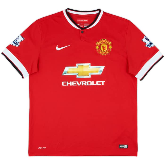 2014-15 Manchester United Home Shirt Falcao #9 - 9/10 - (L)