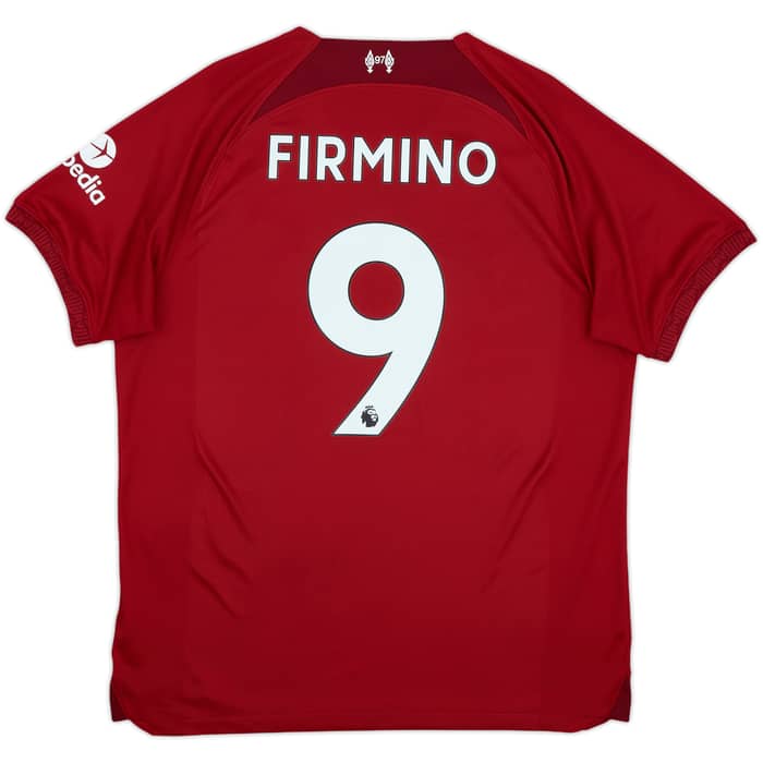 2022-23 Liverpool Home Shirt Firmino #9 - 9/10 - (L)
