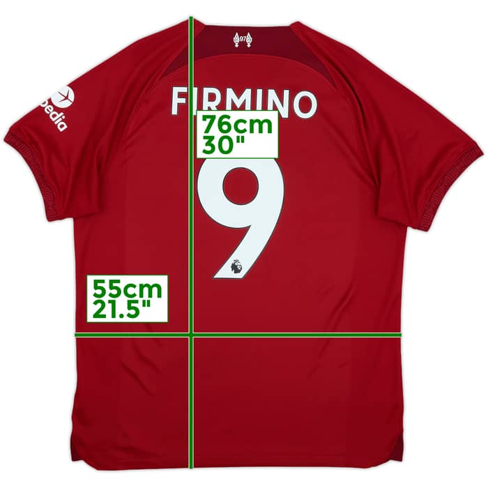 2022-23 Liverpool Home Shirt Firmino #9 - 9/10 - (L)