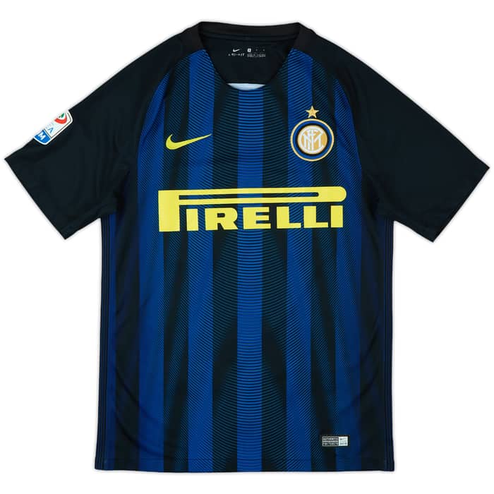 2016-17 Inter Milan Home Shirt Perisic #44 - 7/10 - (S)