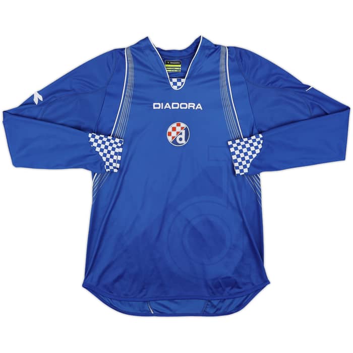 2007-08 NK Dinamo Zagreb European Home L/S Shirt - 9/10 - (XS)