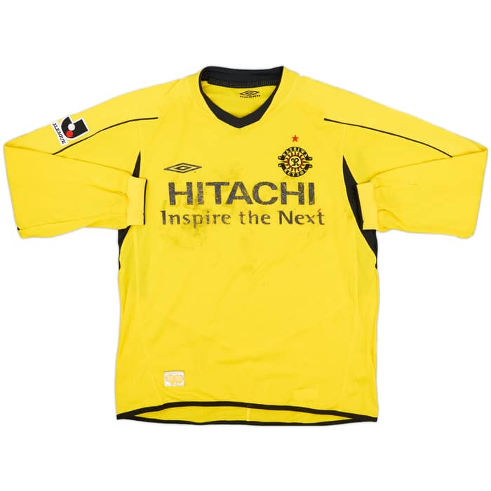 2005-06 Kashiwa Reysol Home L/S Shirt - 4/10 - (M/L)