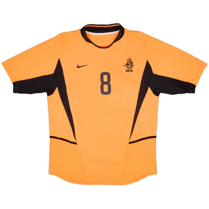 2002-04 Netherlands Home Shirt Davids #8 - 5/10 - (L)