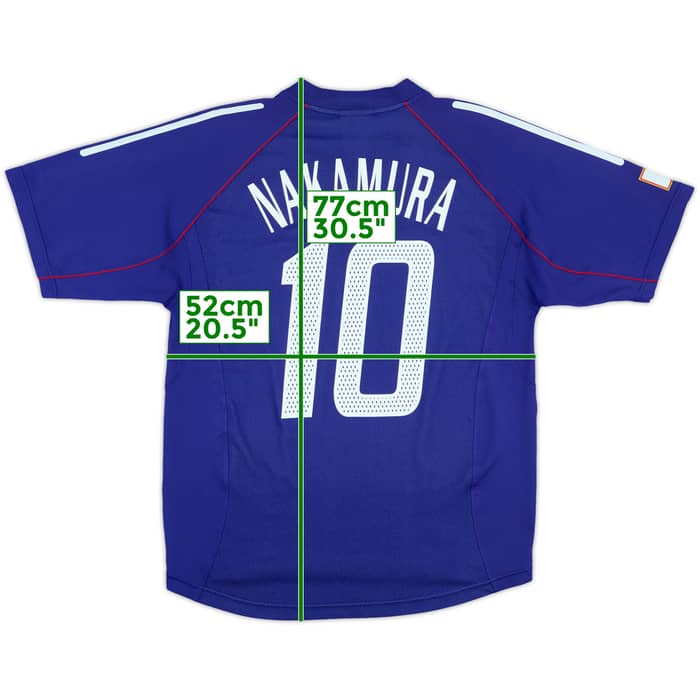 2002-04 Japan Home Shirt Nakamura #10 - 9/10 - (L)