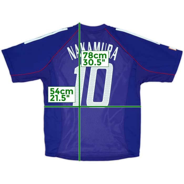 2002-04 Japan Player Issue Home Shirt Nakamura #10 - 6/10 - (L)