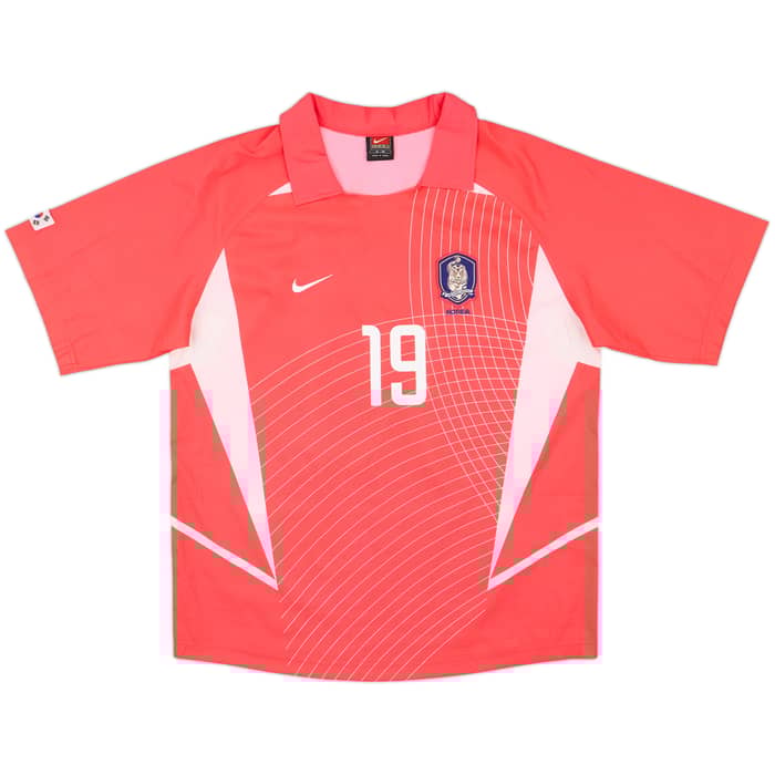 2002-03 South Korea Home Shirt J.H.Ahn #19 - 10/10 - (M)