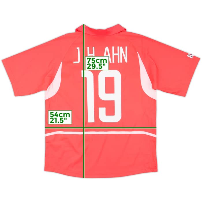 2002-03 South Korea Home Shirt J.H.Ahn #19 - 10/10 - (M)