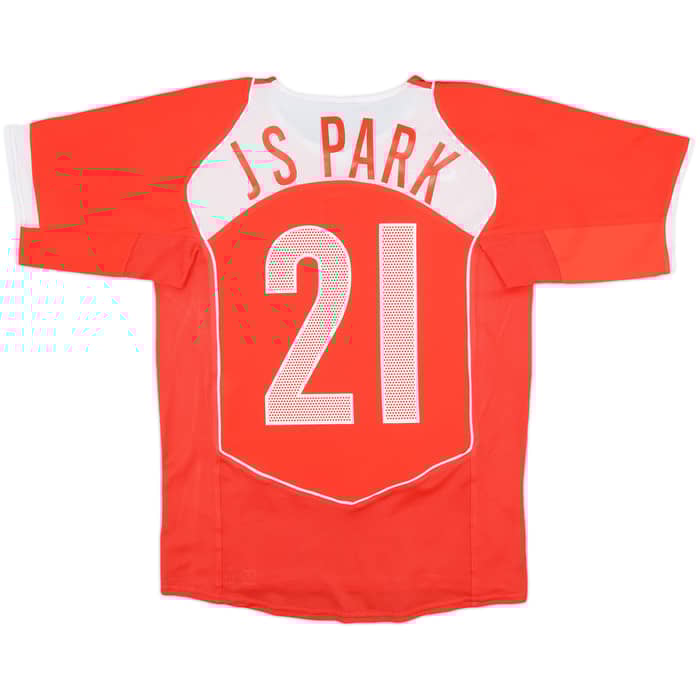 2004-06 South Korea Home Shirt J S Park #21 - 8/10 - (S)