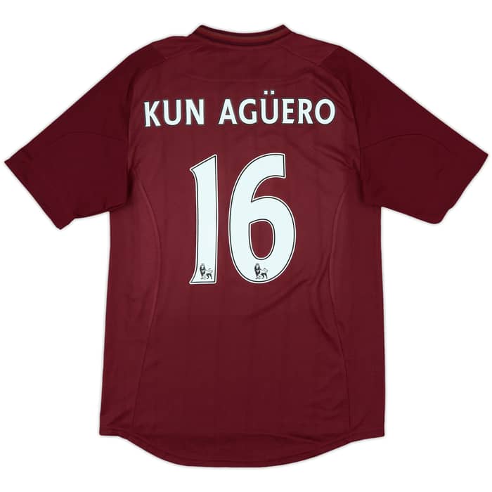 2012-13 Manchester City Away Shirt Kun Aguero #16 - 9/10 - (M)
