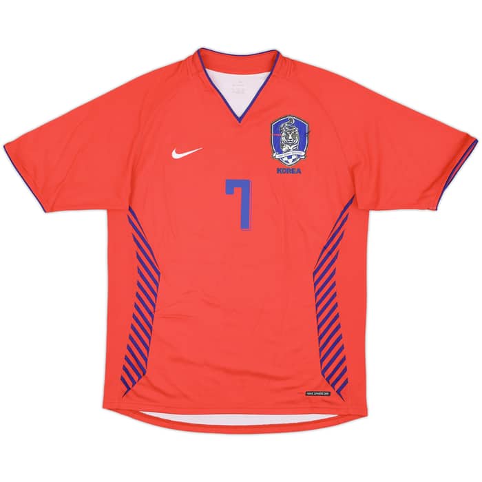 2006-08 South Korea Home Shirt Ji Sung #7 - 4/10 - (M)
