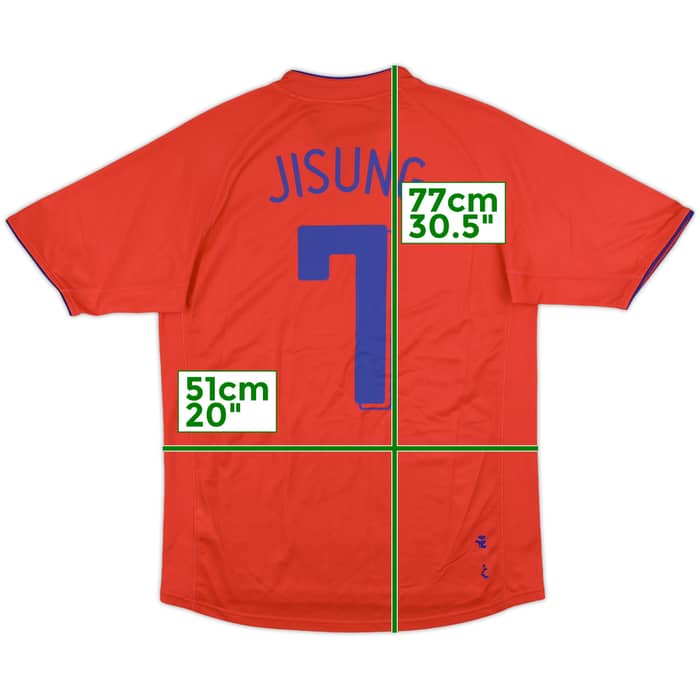 2006-08 South Korea Home Shirt Ji Sung #7 - 4/10 - (M)