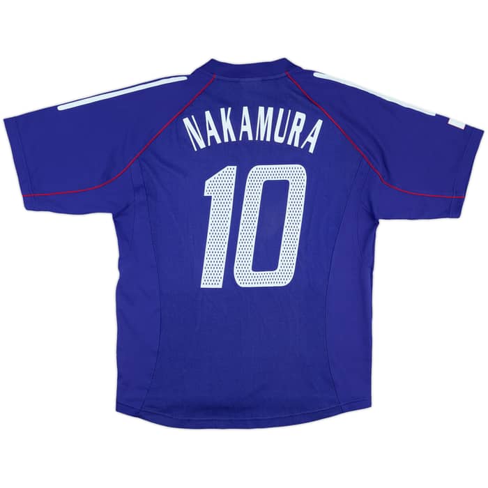 2002-04 Japan Home Shirt Nakamura #10 - 8/10 - (M)