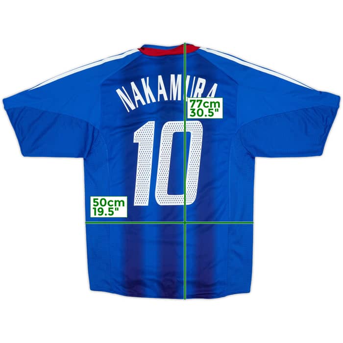 2004-06 Japan Player Issue Home Shirt Nakamura #10 - 6/10 - (M)