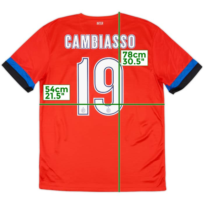 2012-13 Inter Milan Away Shirt Cambiasso #19 - 5/10 - (L)