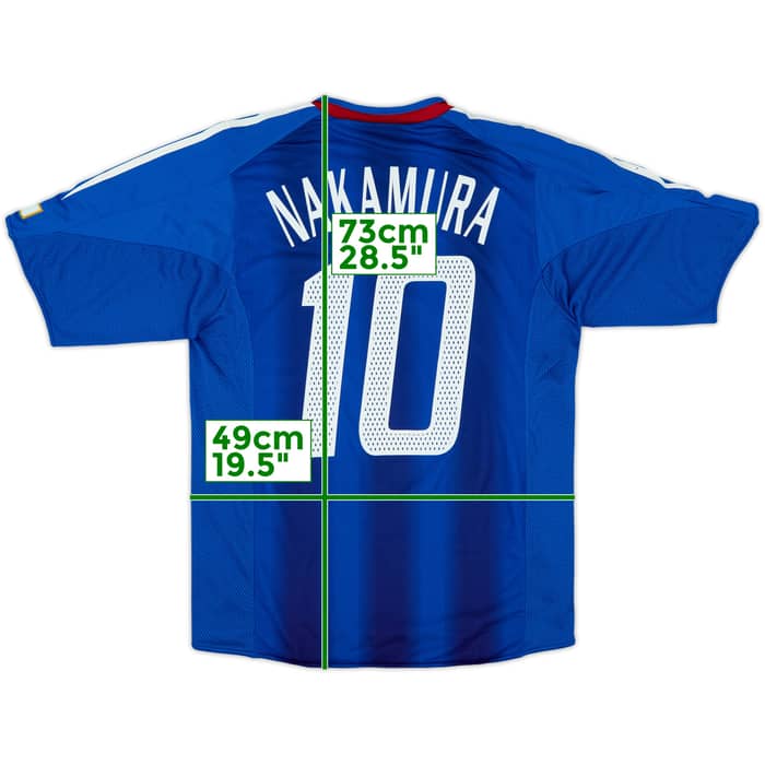 2004-06 Japan Player Issue Home Shirt Nakamura #10 - 8/10 - (M)