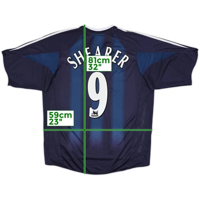 2004-05 Newcastle Away Shirt Shearer #9 - 8/10 - (L)