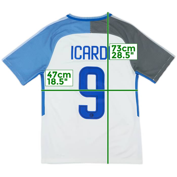 2017-18 Inter Milan Away Shirt Icardi #9 - 6/10 - (S)