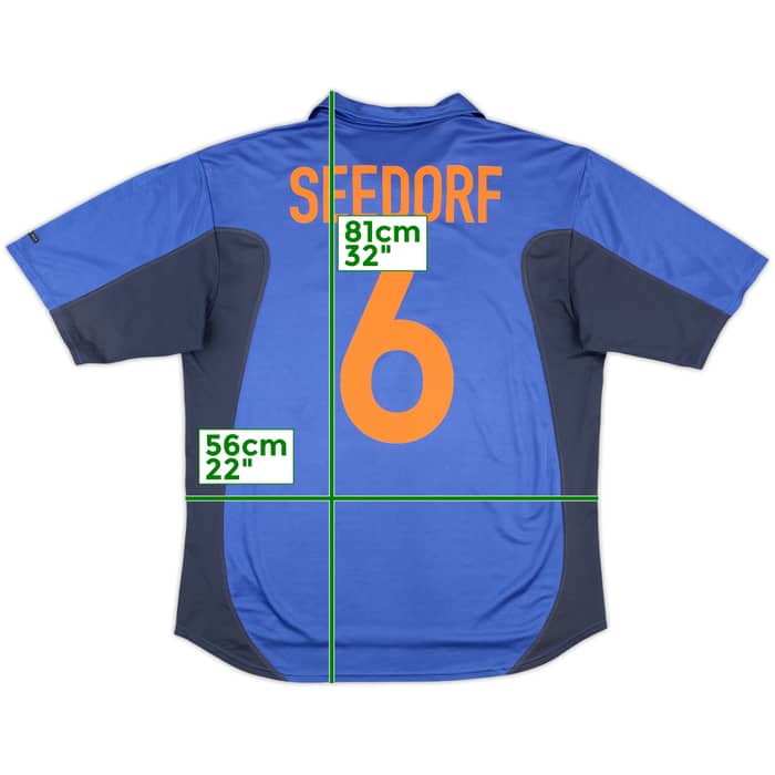 2000-02 Netherlands Away Shirt Seedorf #6 - 5/10 - (XL)
