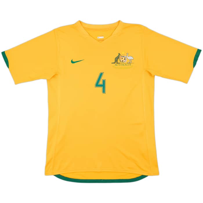 2006-08 Australia Home Shirt Cahill #4 - 5/10 - (S)