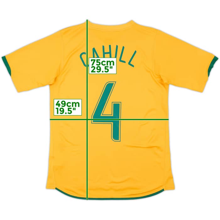 2006-08 Australia Home Shirt Cahill #4 - 5/10 - (S)