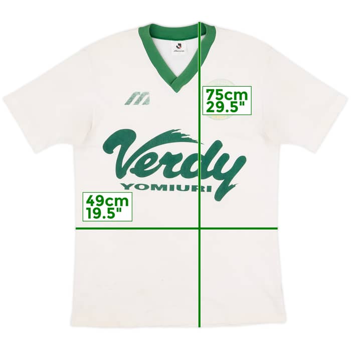 1993-95 Verdy Kawasaki Mizuno Training Shirt - 5/10 - (M/L)