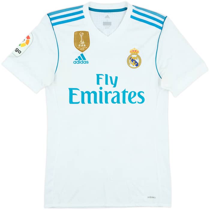 2017-18 Real Madrid Authentic Home Shirt Ronaldo #7 - 8/10 - (S)