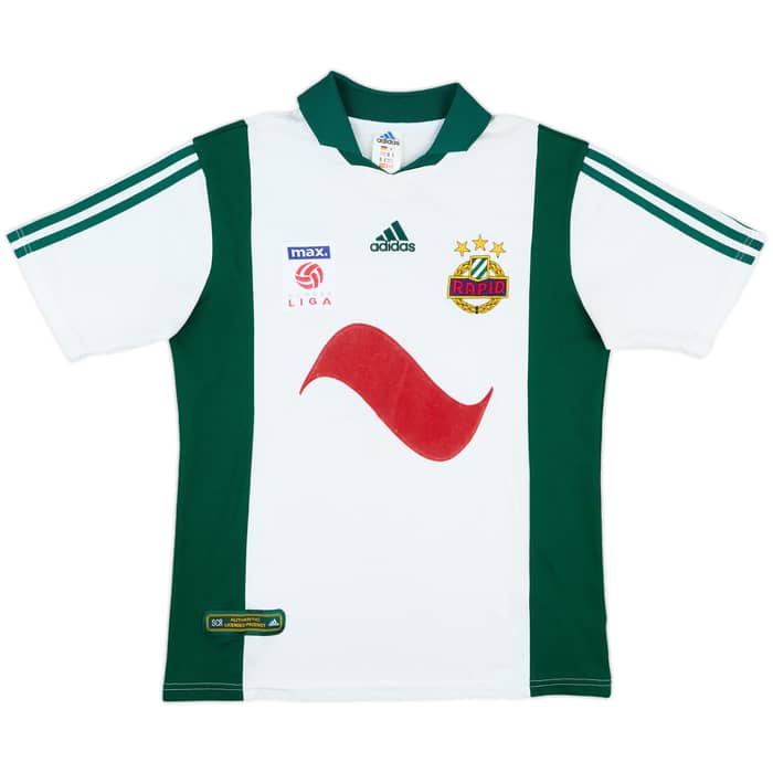 2001-03 Rapid Vienna Home Shirt - 7/10 - (XL.Boys)